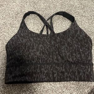 Lululemon Energy Longline Bra Medium Support  B–D cups, size 6